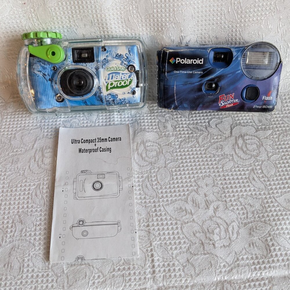 Disposable Camera Set One is Waterproof